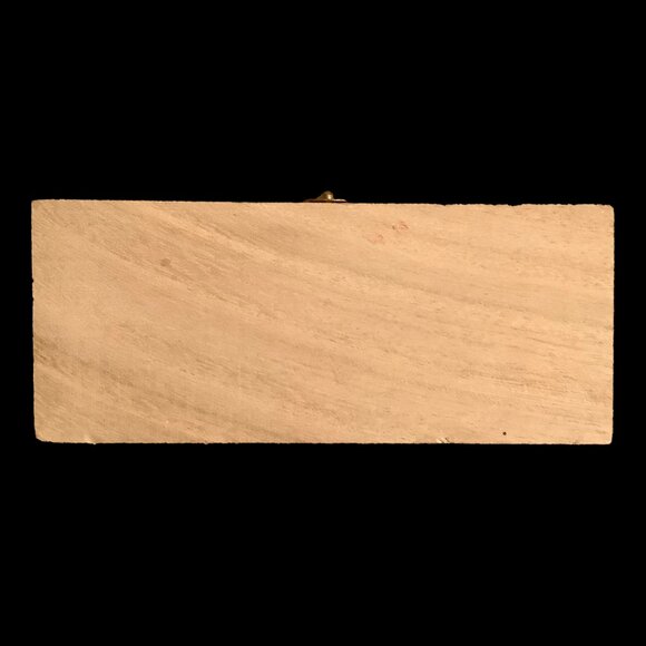 Unused Miniature Unfinished Bombé Wood Chest with Brass Hardware - Picture 5 of 11